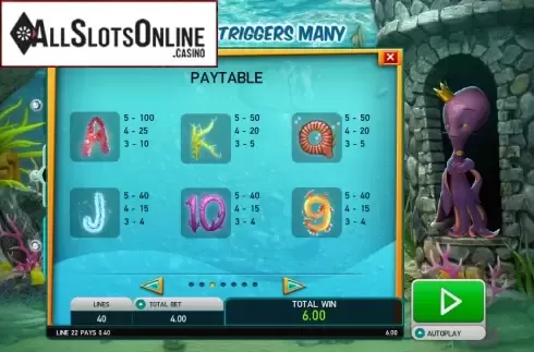 Screen4. Octopus Kingdom from Leander Games