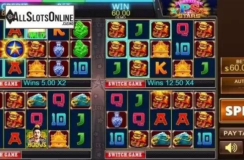 Game workflow 2. PS Stars - Lucky Lucky from PlayStar