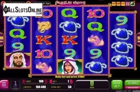 Reel Screen. Persian Nights from Belatra Games