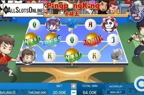 Game workflow 3. Ping Pong King from Gamatron