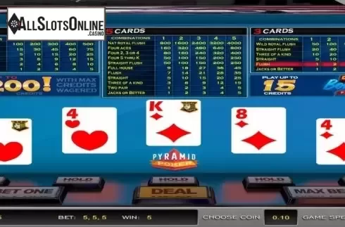 Win Screen. Pyramid Poker Double Bonus (Nucleus Gaming) from Nucleus Gaming