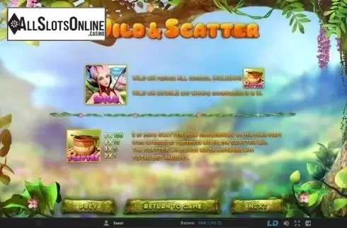 Paytable 2. Queen Bee from GamePlay