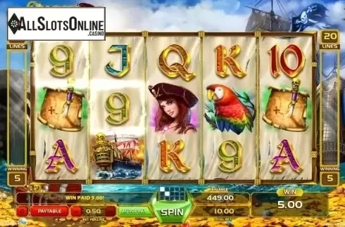 Win 2. Queen Of The Seas from GameArt