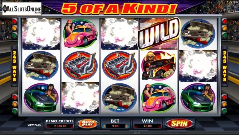 Screen7. Racing For Pinks from Microgaming