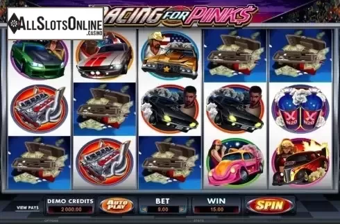 Screen6. Racing For Pinks from Microgaming