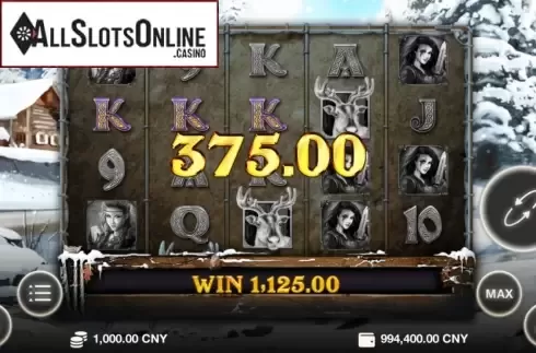 Win Screen 1. Reindeer Wild Wins XL from Genesis