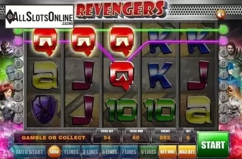 Game workflow 2. Revengers from GameX