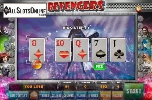 Gamble game 2. Revengers from GameX