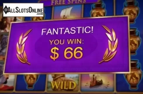 Fantastic Win Screen. Riches of Troy from NetoPlay