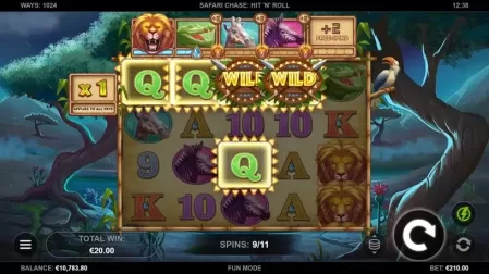 Safari Chase Hit 'n' Roll slot screenshot 6