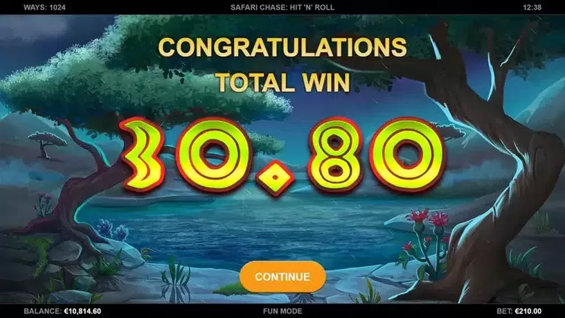 Safari Chase Hit 'n' Roll slot screenshot 7