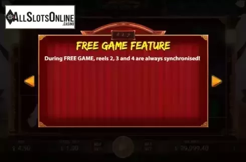 Free Game feature screen