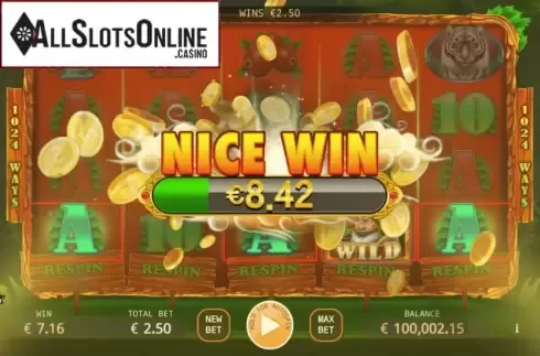 Nice Win. Siberian Wolves from KA Gaming