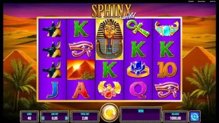 Sphinx Wild slot screenshot 1