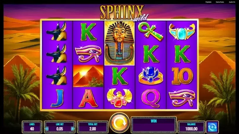 Sphinx Wild slot screenshot 1