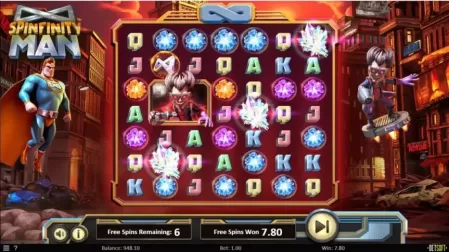 Spinfinity Man slot screenshot 5