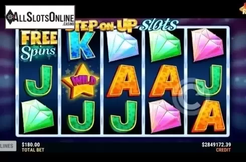 Reel Screen. Step on Up Slots from Slot Factory