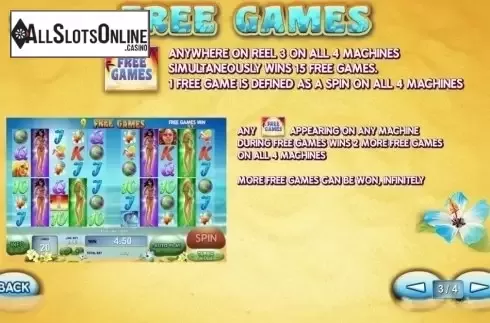 Paytable 4. Sunset Beach from Playtech