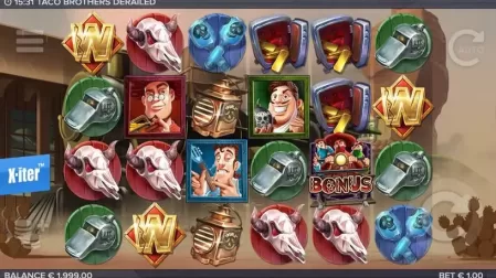 Taco Brothers Derailed slot screenshot 1
