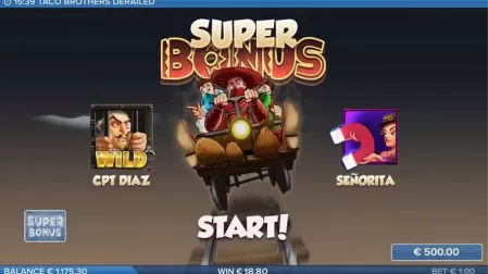 Taco Brothers Derailed slot screenshot 3