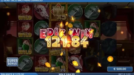 Taco Brothers Derailed slot screenshot 6