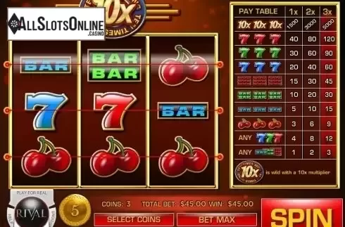 Screen5. Ten Times Wins from Rival Gaming