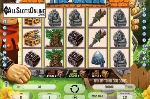 Reel screen. The Giant from Fugaso