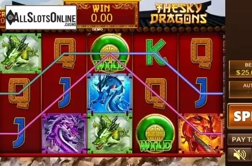 Game workflow 2. The Sky Dragons from PlayStar