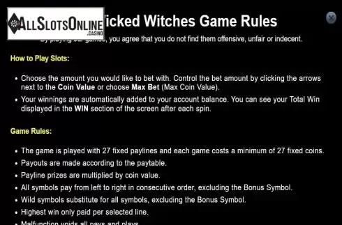 Game rules 1