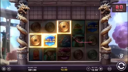 Three Samurai slot screenshot 2