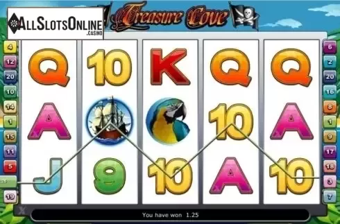 Win Screen . Treasure Cove from Bwin.Party