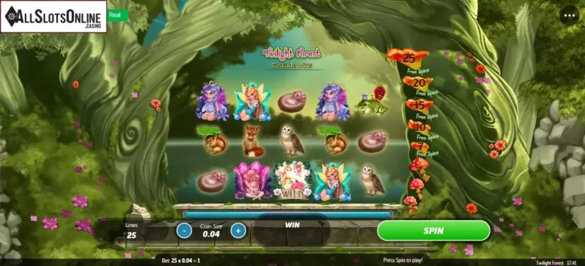 Reel Screen. Twilight Forest from Roxor Gaming