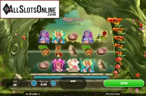 Reel Screen. Twilight Forest from Roxor Gaming
