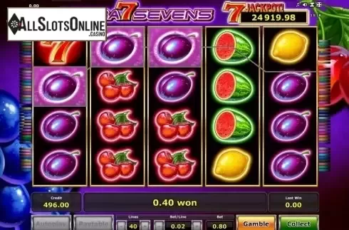Win. Ultra Sevens from Greentube
