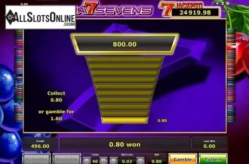 Double Up. Ultra Sevens from Greentube