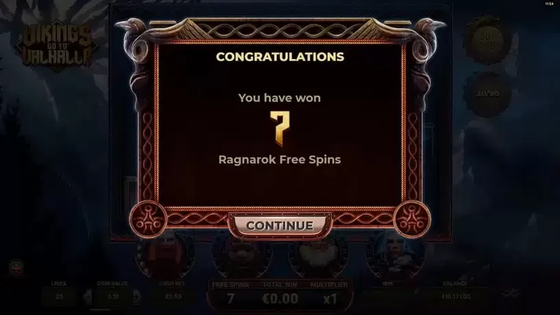 Vikings Go To Valhalla slot screenshot 5