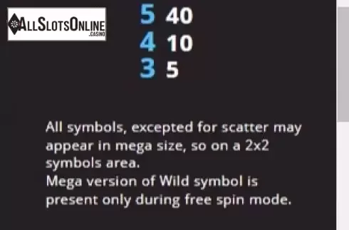 Paytable 2