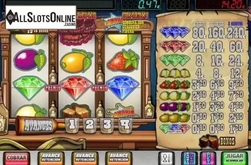 Win Screen. Western Saloon from MGA