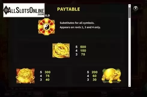 PayTable screen