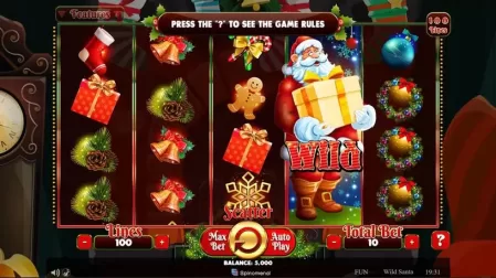 Wild Santa slot screenshot 1