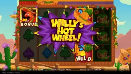 Willys Hot Chillies slot screenshot 3