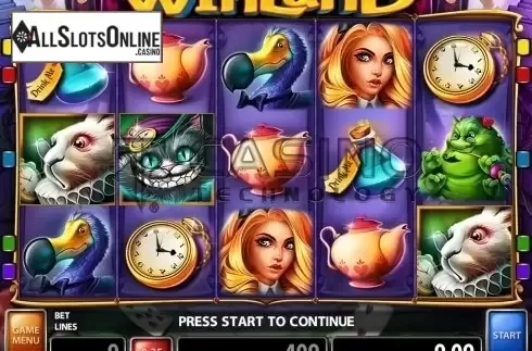 Reels screen. Winland from Casino Technology