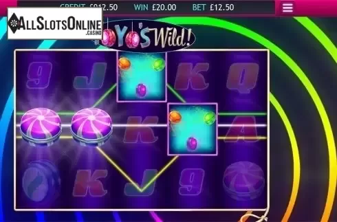 Wild win screen 2. Yoyo's Wild from Eyecon