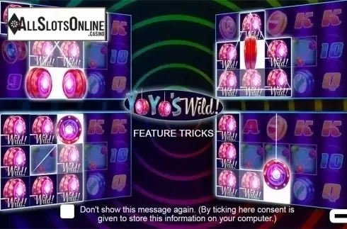 Intro screen. Yoyo's Wild from Eyecon