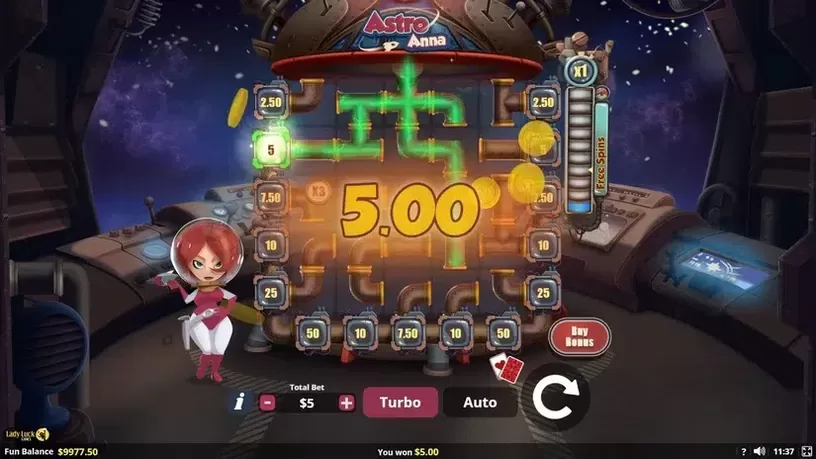 Astro Anna slot screenshot 2