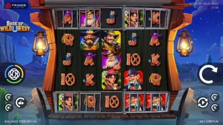 Book of Wild West slot screenshot 1