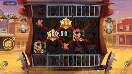 Book of Wild West slot screenshot 3
