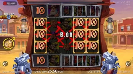 Book of Wild West slot screenshot 5