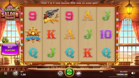 Cancan Saloon Deluxe slot screenshot 1