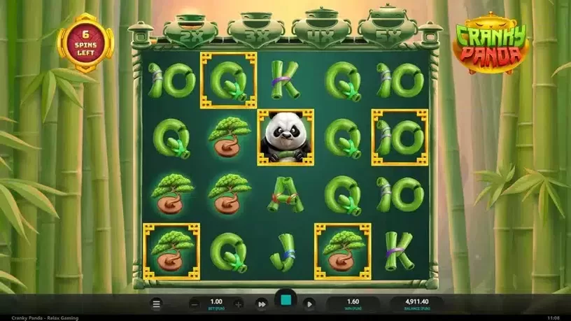 Cranky Panda slot screenshot 5